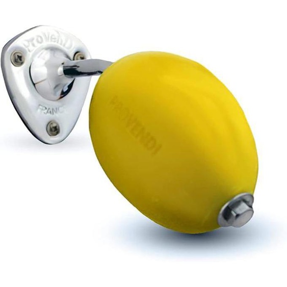 Provendi Savon Jaune Rotatif avec Porte Savon à Vis - Ecrou