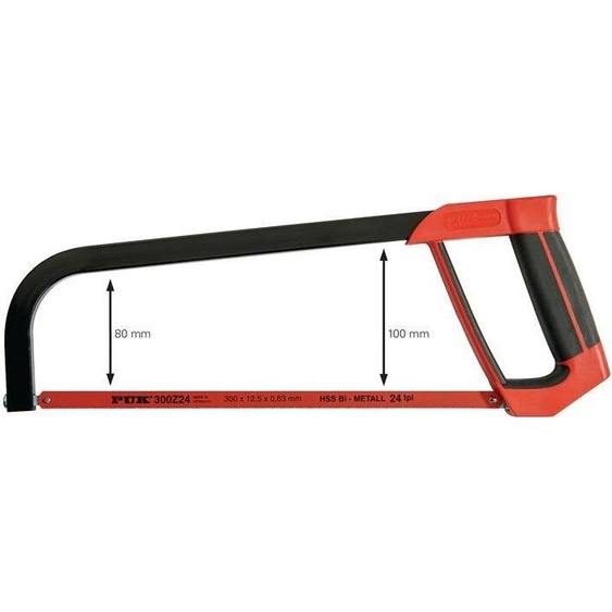 Puk Arc de scie à métaux 3000 Profi Kompakt Longueur 400mm Lame de scie totale 300mm - B32100