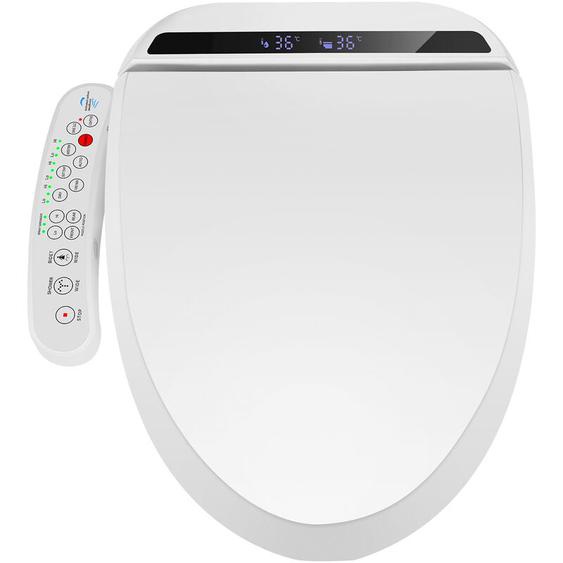 Puluomis Abattant WC japonais de toilettes Wc Automatique avec bidet Salle de bain - Blanc
