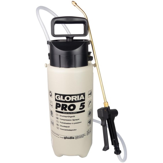 Pulvérisateur à pression spécial Pro 5 cuve plastique 5 l GLORIA 163106