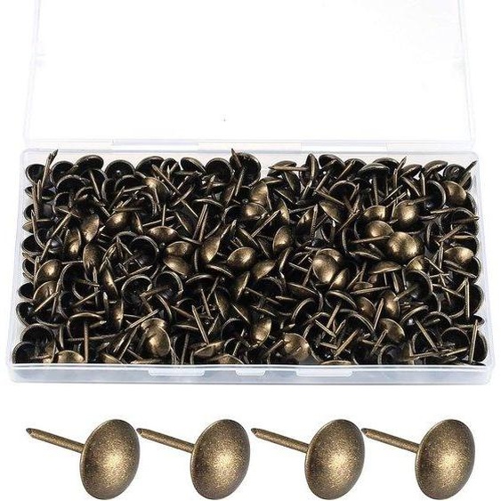 Punaises 11 x 17 mm, couleur bronze, 320 pièces