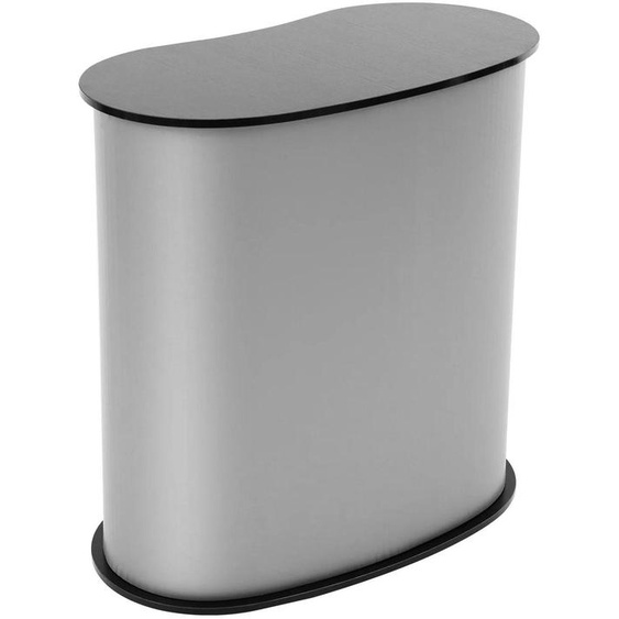 Pupitre/comptoir daccueil sur pied - Table de présentation pliante - Modèle démontable - Structure en plastique - 40 x 90 x 90 cm - Noir