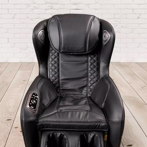 PureHaven Fauteuil de massage 118x76x76 cm avec 6 types de massage Massage du dos, des pieds et des fesses Fonction audio numérique Bluetooth et 3D Massage par pétrissage et par tapotement