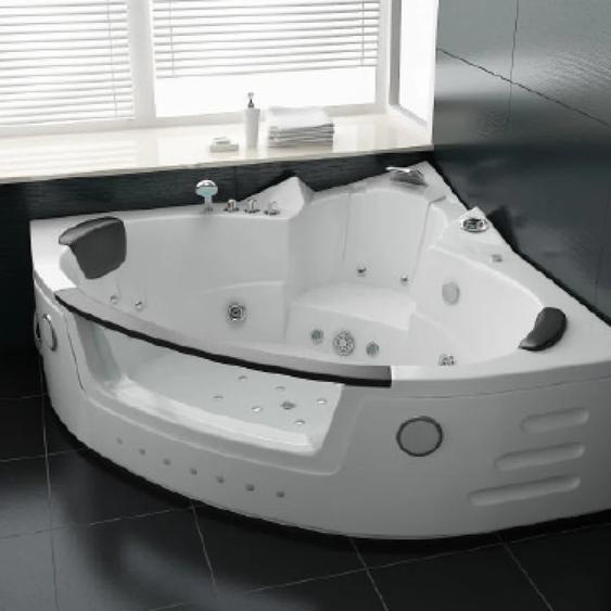 PureHaven Spa 152x152 cm design élégant chauffage luminothérapie système sonore programme de nettoyage système sonore Bluetooth