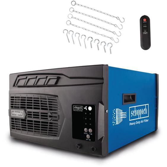 Purificateur dair HDA-14 - 740 m³/h de capacité - 3 Niveaux de Filtration jusquà 1 μm - Contrôle à distance & Suspension murale - Pour atelier