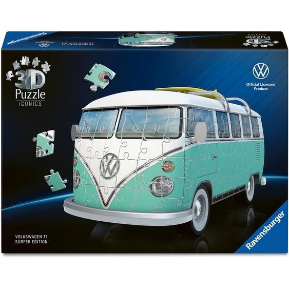 Puzzle 3d Combi T1 Volkswagen 162 Pcs Bleu