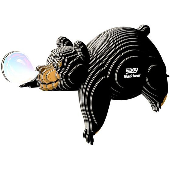 Puzzle 3d - Ours Noir Black