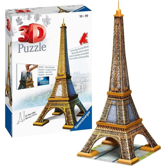 Puzzle 3d Tour Eiffel 216 Pcs Blanc
