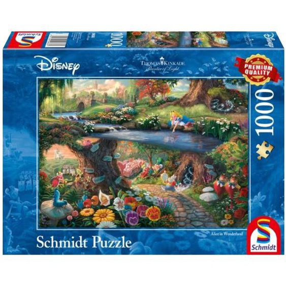 Puzzle Alice Aux Pays Des Merveilles 1000 Pcs Bleu