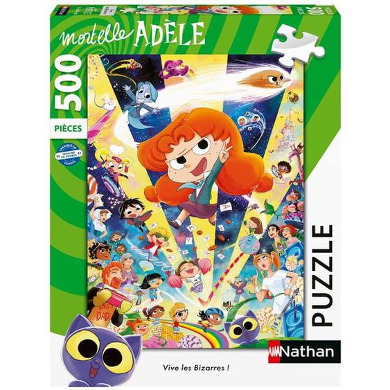 Puzzle Bizarres Mortelle Adèle 500 Pièces Blanc