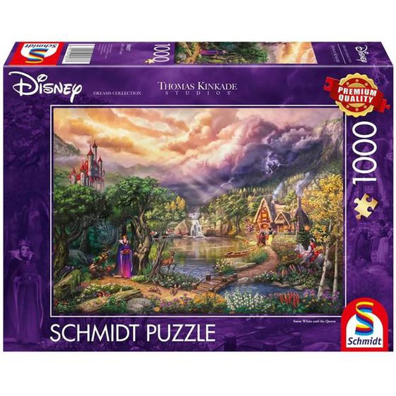 Puzzle Blanche Neige Et La Reine 1000 Pcs Violet