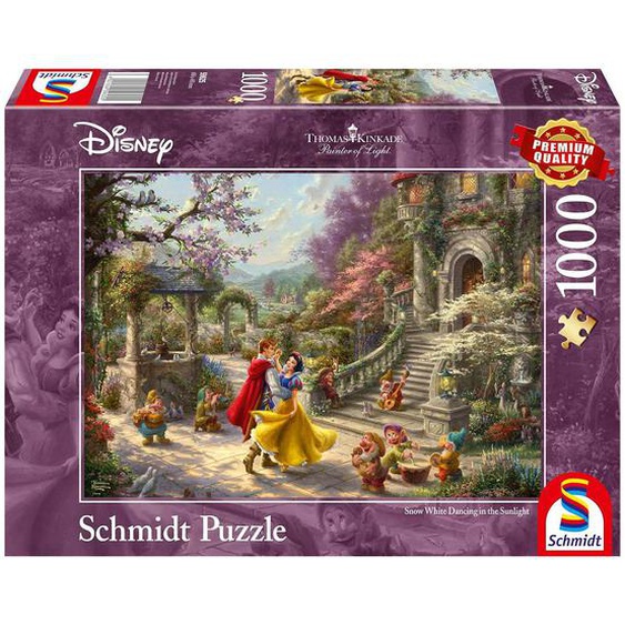 Puzzle Blanche Neige Et Le Prince 1000 Pcs Violet