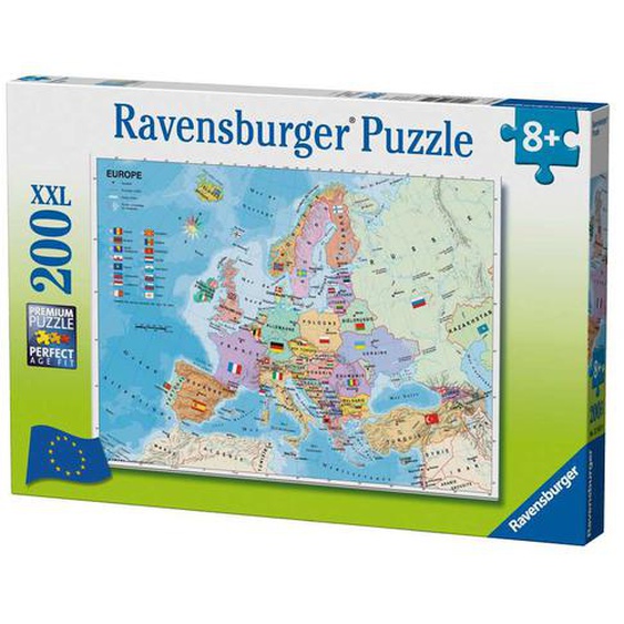 Puzzle Carte Deurope 200 Pcs Bleu