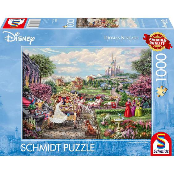 Puzzle Cendrillon Conte De Fées 1000 Pcs Bleu