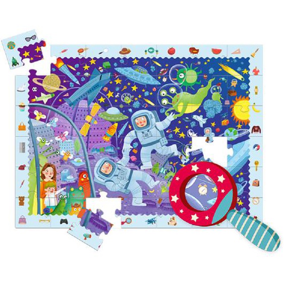 Puzzle Détective Espace Bleu