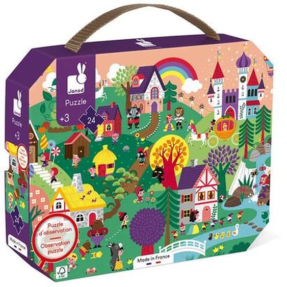 Puzzle Dobservation Les Contes 24 Pcs Violet