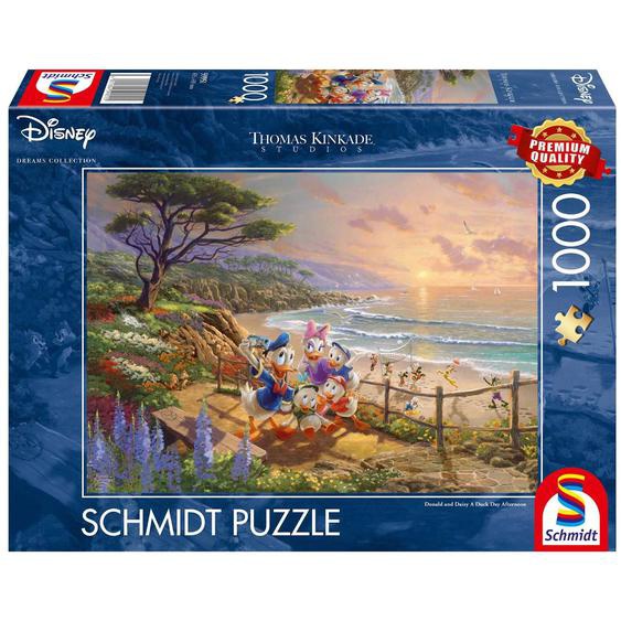 Puzzle Donald Et Daisy 1000 Pcs Bleu