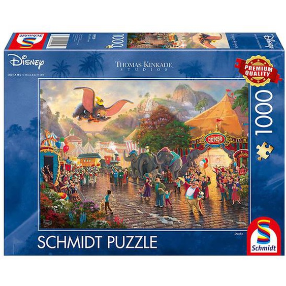 Puzzle Dumbo 1000 Pcs Bleu