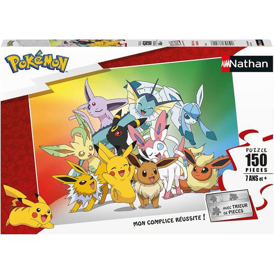 Puzzle Evoli Et Ses Évolutions 150 Pcs Rouge