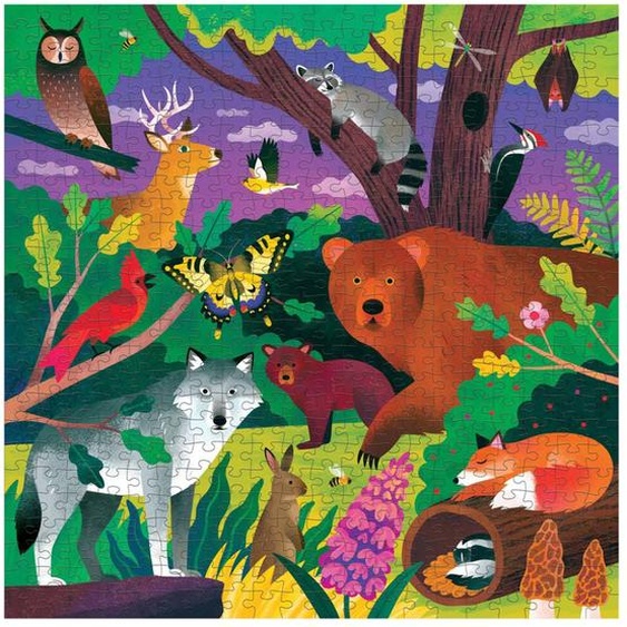 Puzzle - Forêt Illuminee Glow In The Dark 500 Pièces Multicolor