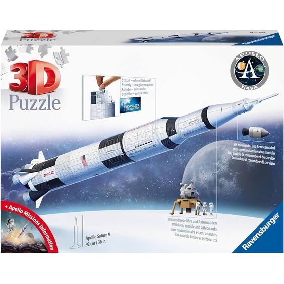 Puzzle - Fusée Spatiale Saturne V Multicolore