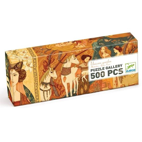 Puzzle Gallery Unicorn Garden 500 Pièces Et Poster Multicolore