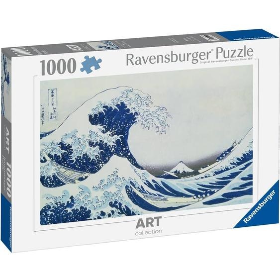 Puzzle Grande Vague De Kanagawa 1000 Pcs Blanc