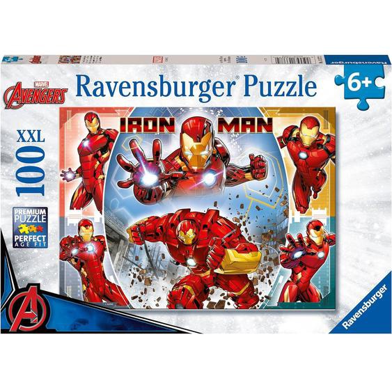 Puzzle Iron Man Marvel Avengers 100 Pcs Xxl Rouge
