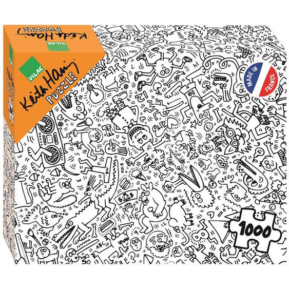 Puzzle Keith Haring 1000 Pièces Blanc