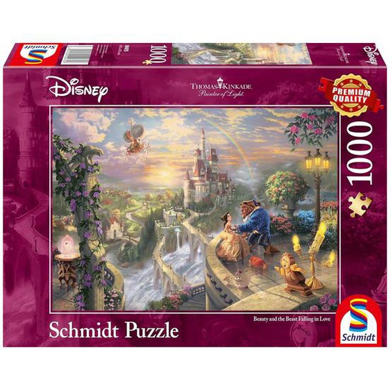 Puzzle La Belle Et La Bête 1000 Pcs Rose