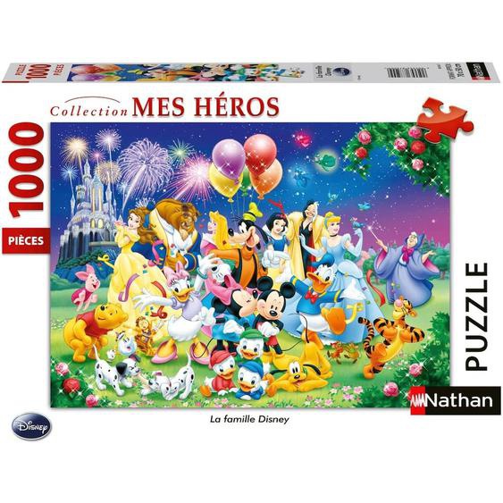 Puzzle La Famille Disney 1000 Pcs Blanc