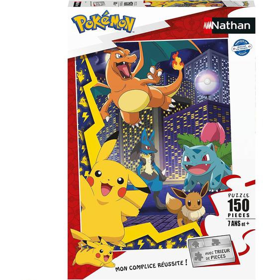 Puzzle La Ville Des Pokémon 150 Pcs Blanc