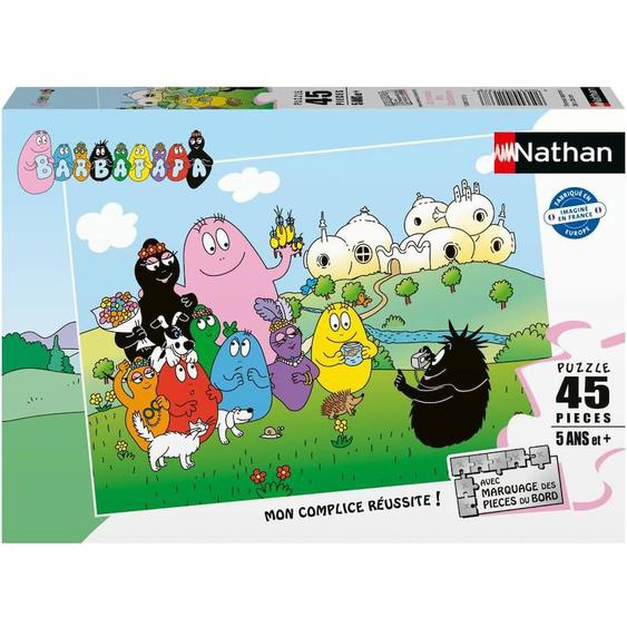 Puzzle Le Monde Des Barbapapa 45 Pcs Bleu