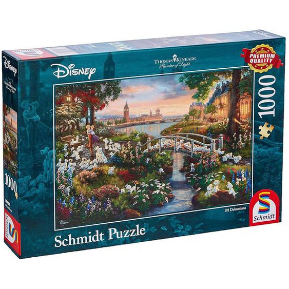 Puzzle Les 101 Dalmatiens 1000 Pcs Vert