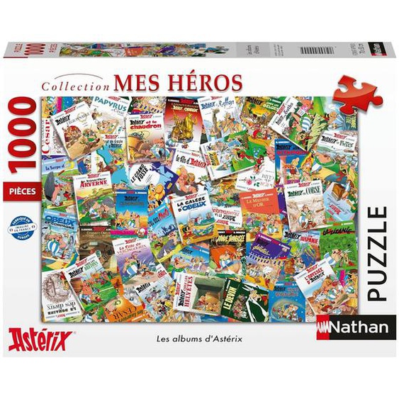 Puzzle Les Albums Dastérix 1000 Pièces Blanc