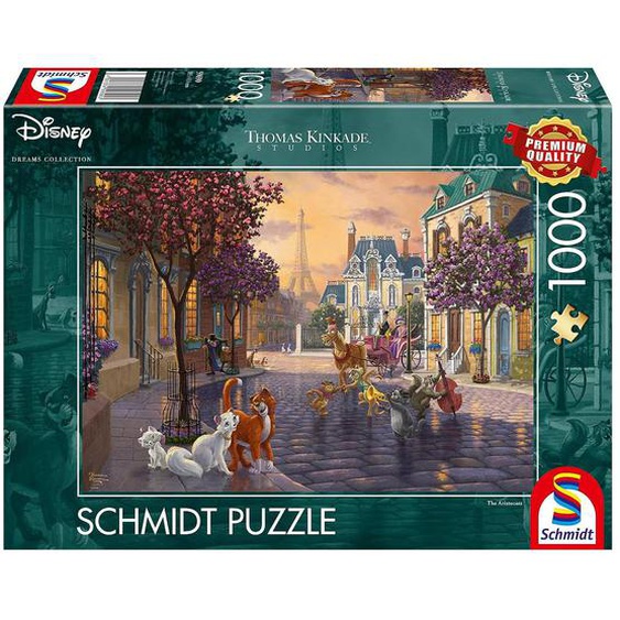 Puzzle Les Aristochats 1000 Pcs Vert
