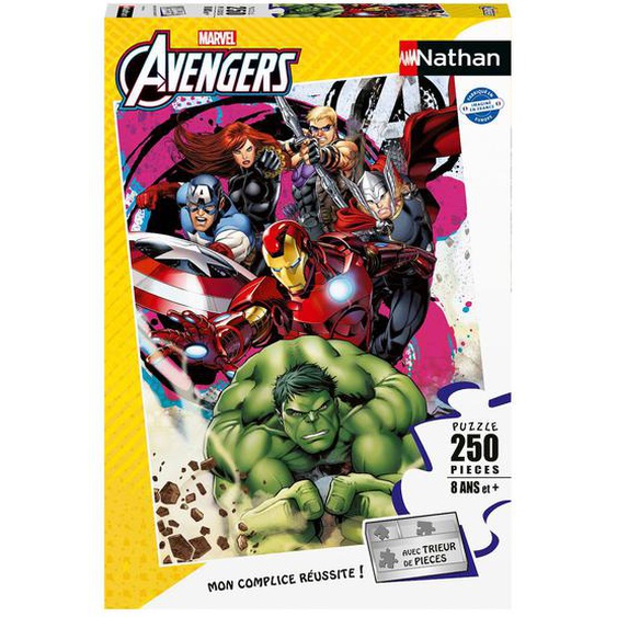Puzzle Les Avengers En Action 250 Pcs Blanc