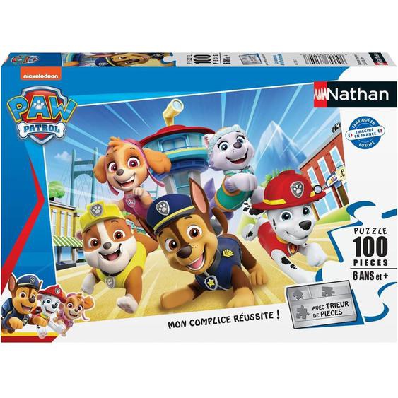 Puzzle Les Aventures Patpatrouille 100 Pcs Bleu
