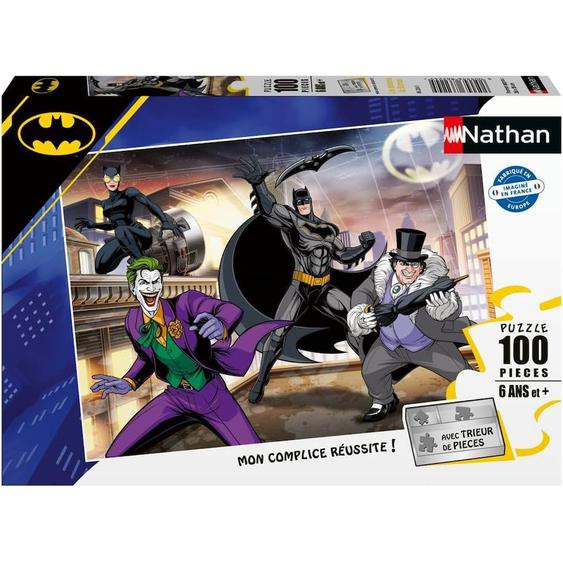 Puzzle Les Ennemis De Batman 100 Pcs Noir