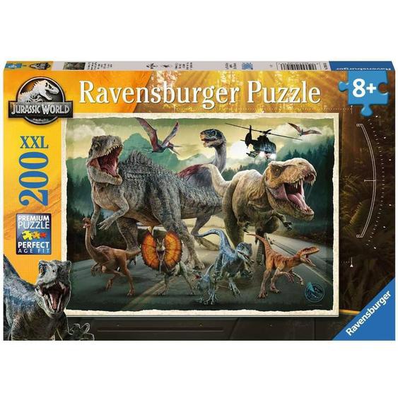 Puzzle Lunivers De Jurassic World 200 Pcs Xxl Noir