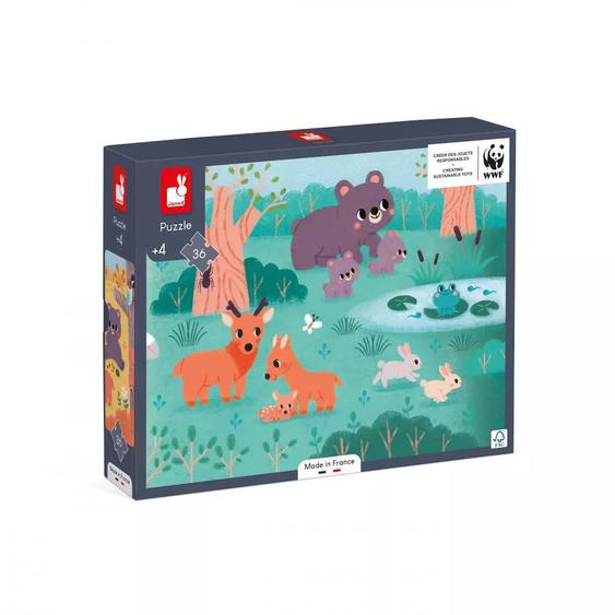 Puzzle Panoramique 4 Saisons 36 Pcs Bleu