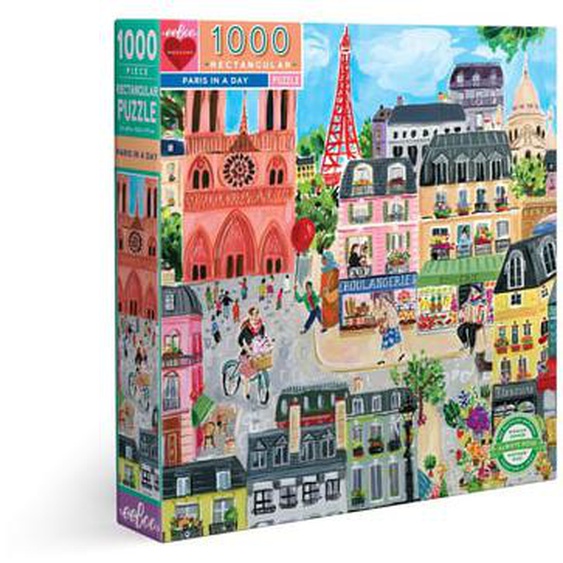 Puzzle Paris in a day 1 000 pièces