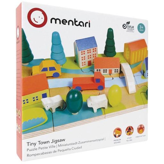 Puzzle Petit Ville Dès 3 Ans Multicolor