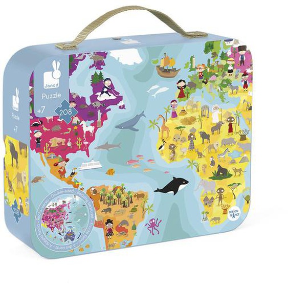 Puzzle Planète Bleue 208 Pcs Bleu