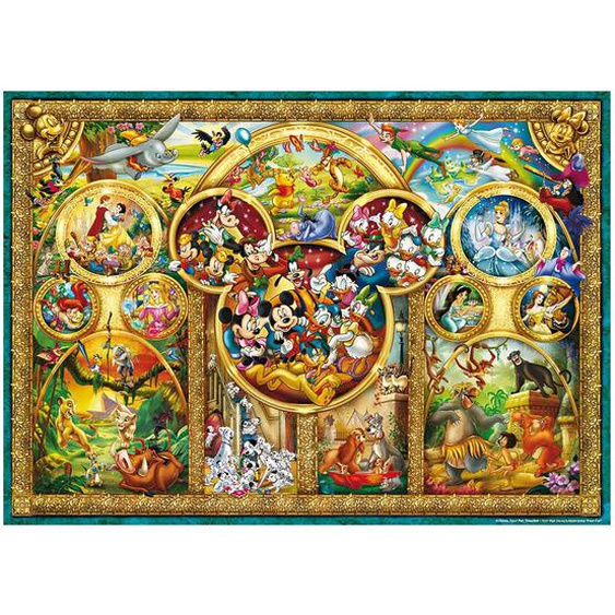 Puzzle Plus Beaux Thèmes Disney 1000 Pièces Blanc