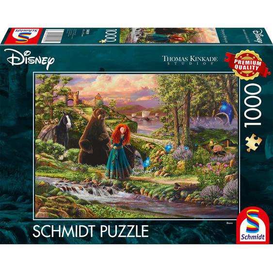 Puzzle Rebelle Princesse Mérida 1000 Pcs Vert