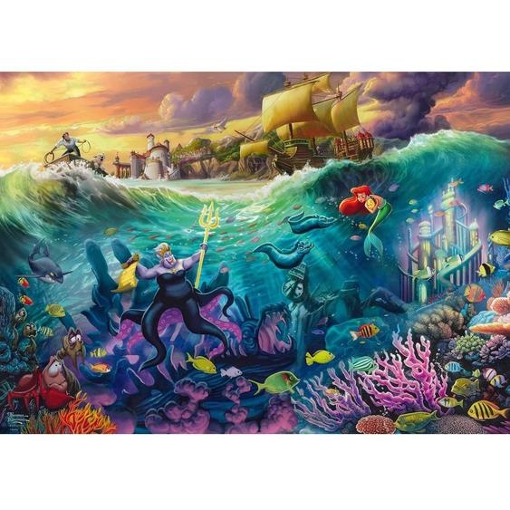Puzzle Ursula La Petite Sirène 1000 Pcs Vert