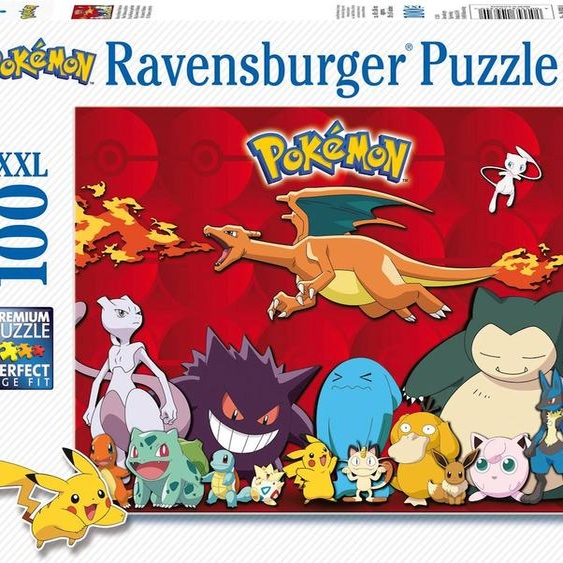 Puzzle Xxl - Mes Pokémon Préférés -100 Pieces - 6 Ans Et Plus Multicolore
