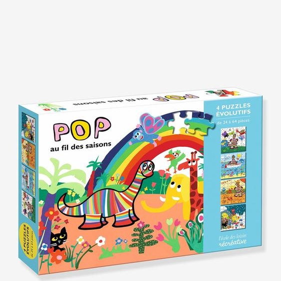 Puzzles Pop au fil des saisons multicolore