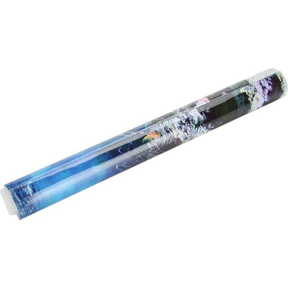 PVC -Klebstoffunterwasser -Korallen -Aquarium -Fischtank Hintergrund Poster Hintergrund Dekorationspapier (122*50 cm)